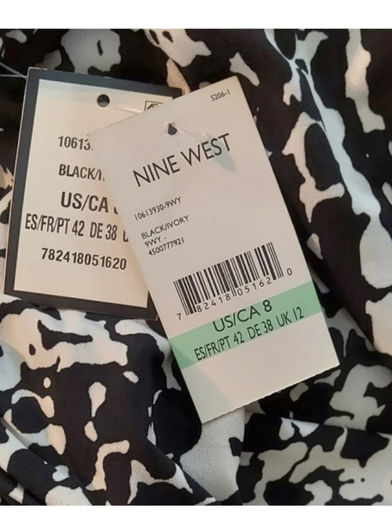 NWT Nine West Black and White Women's Dress ~8 - Picture 6 of 6
